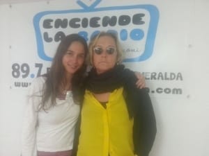 Tinuca Revolvo y María de Muns en Radio Costa Esmeralda